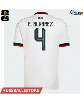 Günstige Mexiko Edson Alvarez #4 Auswärtstrikot WM 2026 Kurzarm